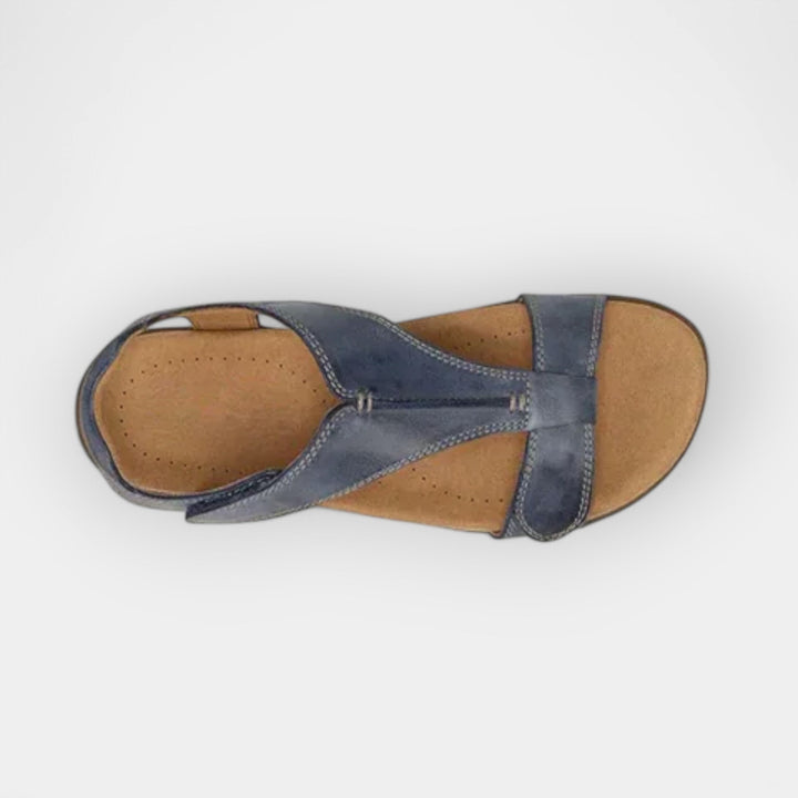 Sandalias de Couro Confortáveis e Estilosas