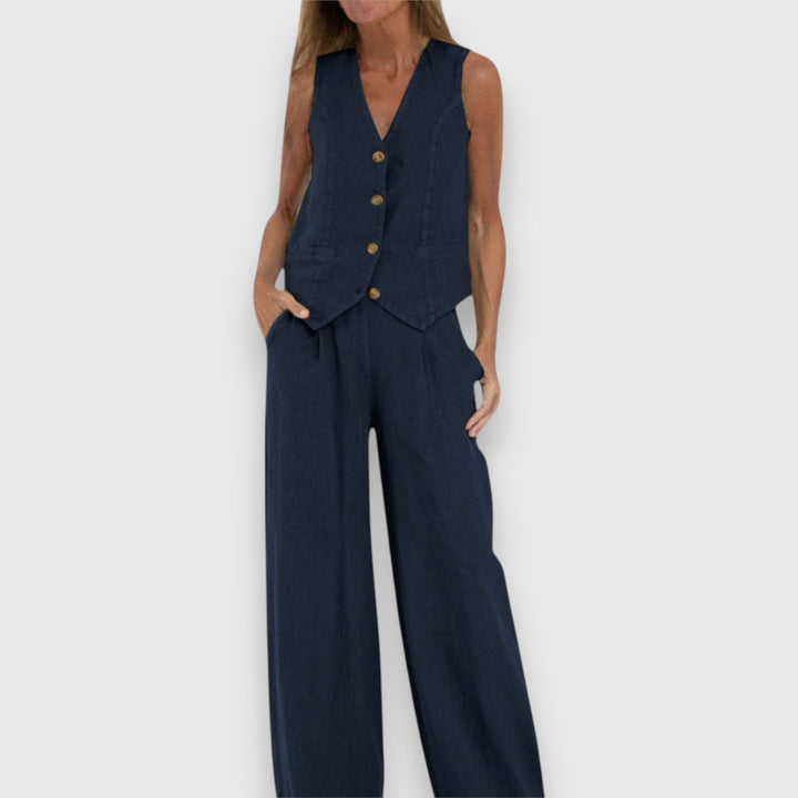 Conjunto de Dois Peças para Leveza de Verão