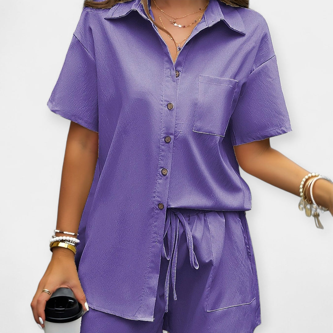Conjunto Confortável com Camisa e Calções