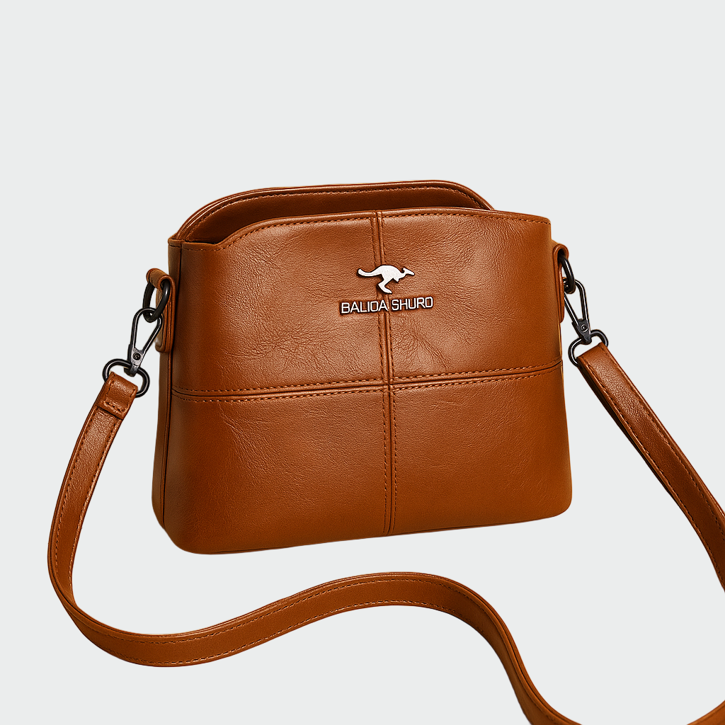 Saco de couro elegante