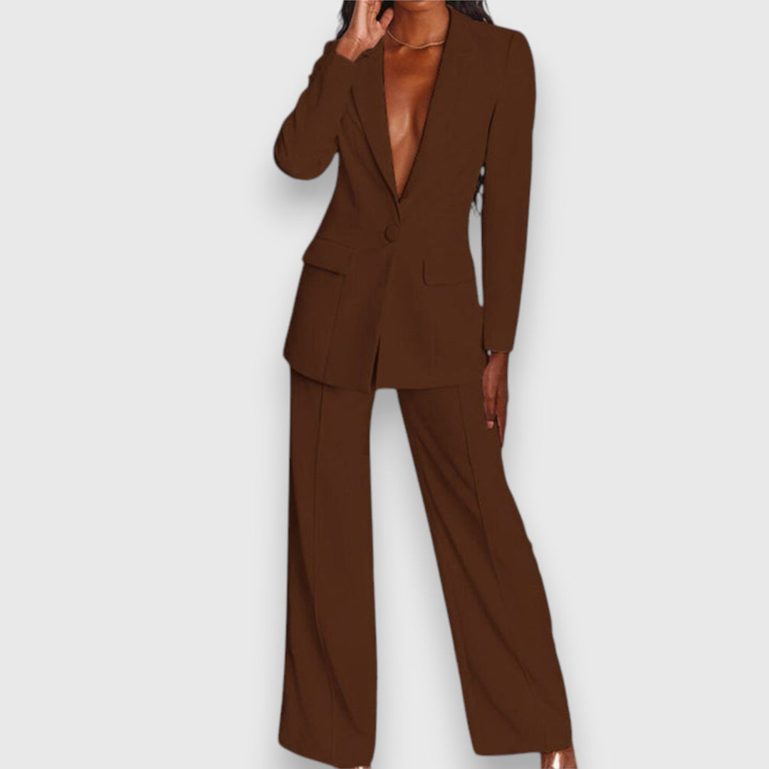 Conjunto de Blazer para Aparências Elegantes