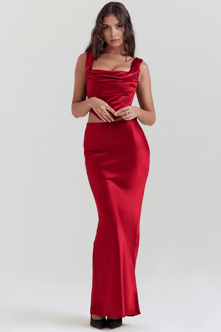 Ivelle | Vestido com Corte e Fenda
