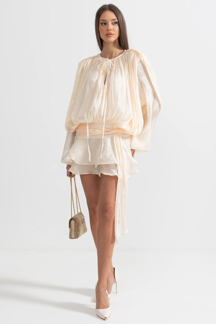 Lyanna | Vestido Curto Boho Elegante