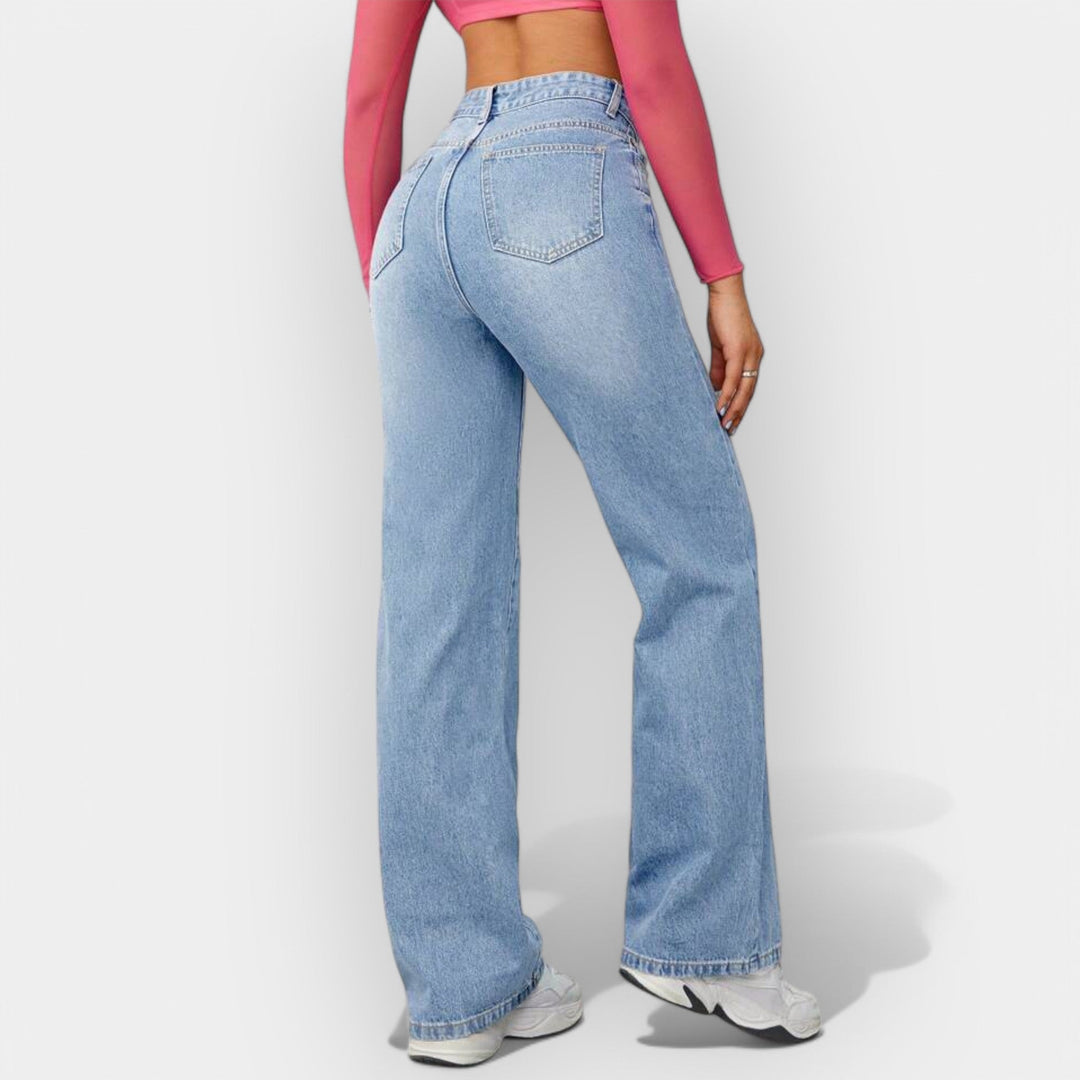 Jeans de Corte Reto