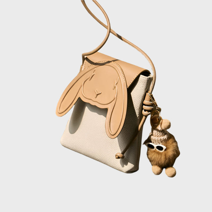 Mini Bolsa de Ombro em Couro