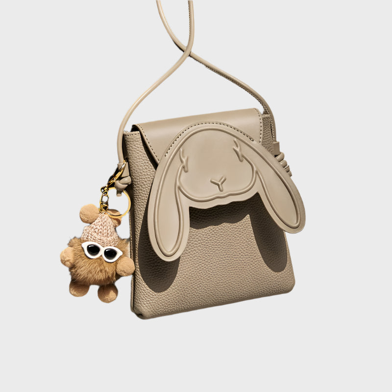 Mini Bolsa de Ombro em Couro