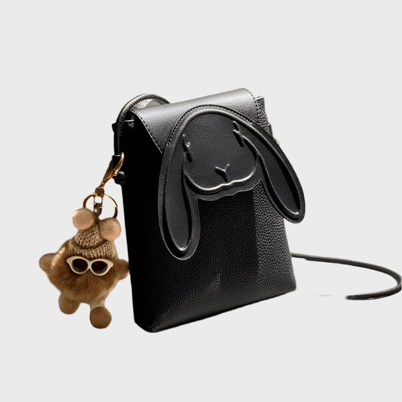 Mini Bolsa de Ombro em Couro