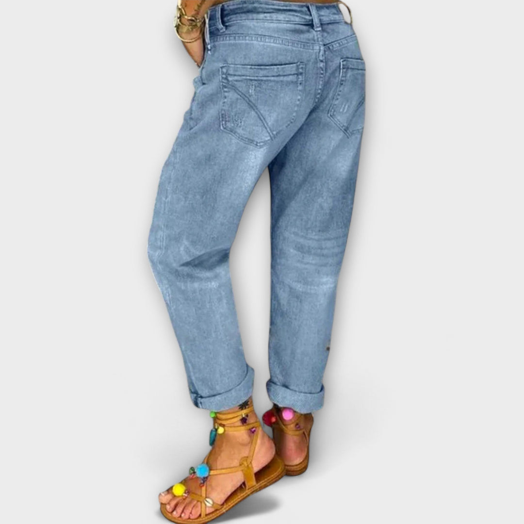 Jeans com Corte Confortável