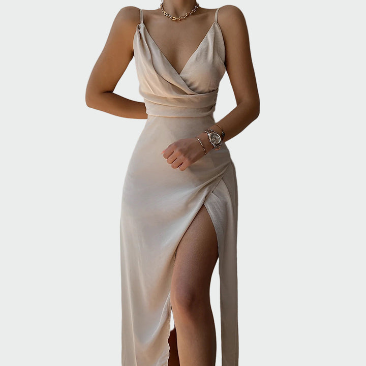 Vestido Elegante Sem Alças