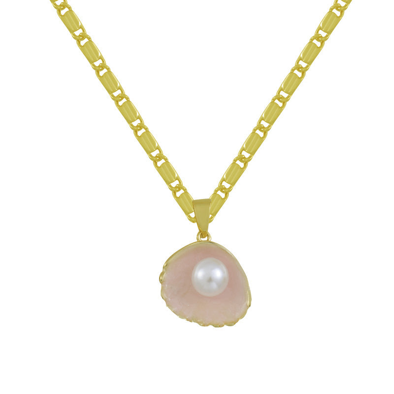 Colar com Design de Concha