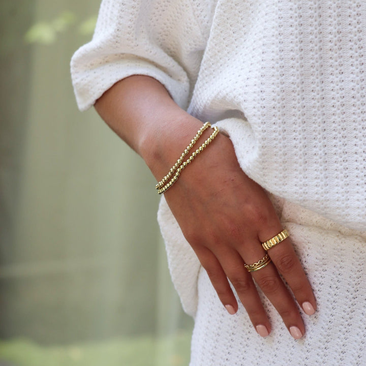 Pulseira de Ouro de Mykonos