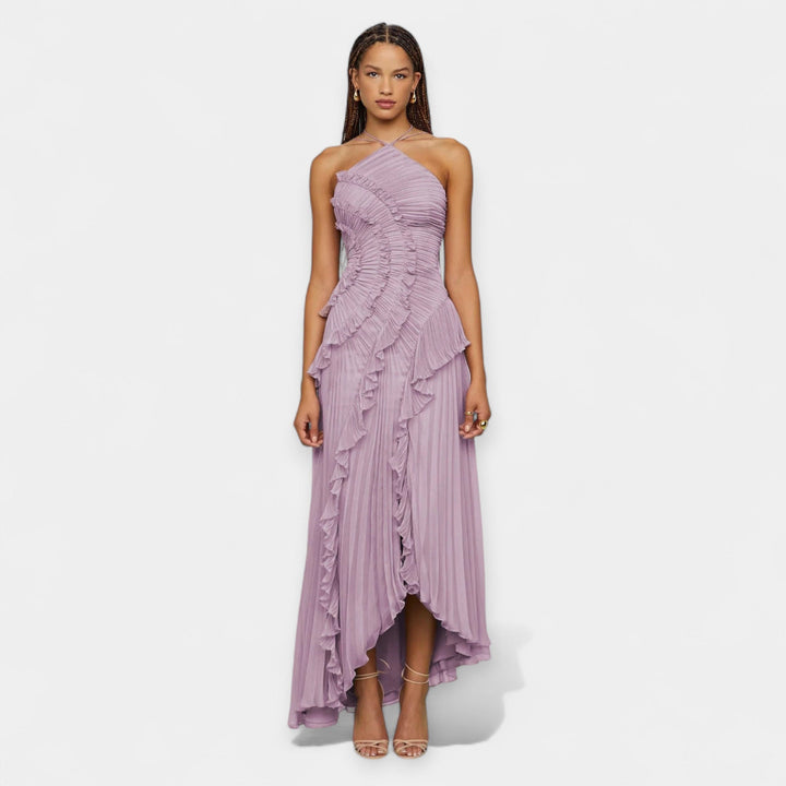 Vestido com Folhos Reguláveis