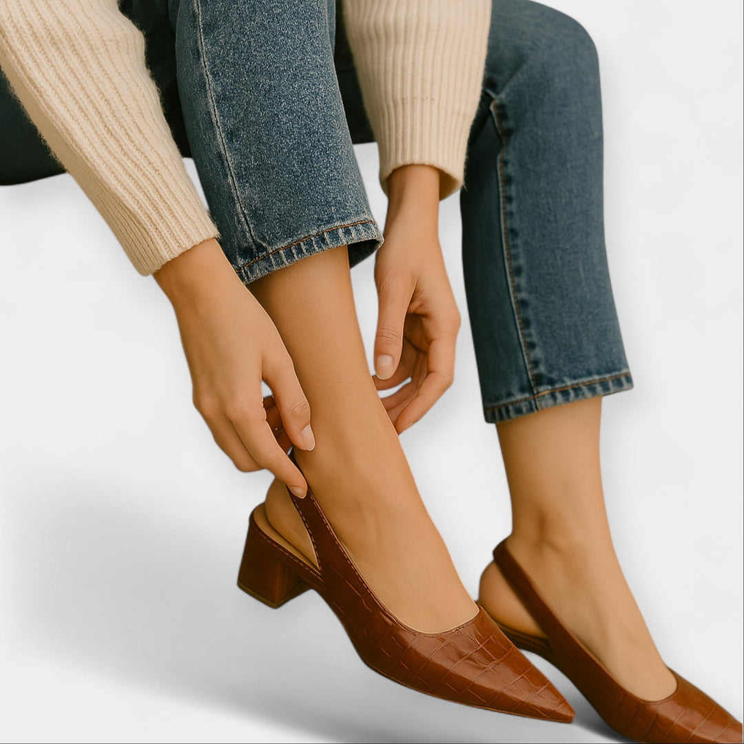 Sapatos com Detalhes Luxuosos
