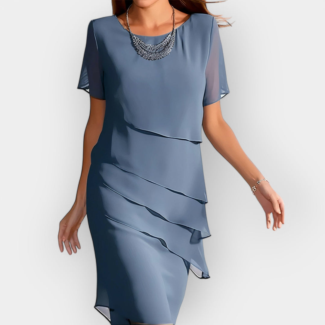 Vestido Elegante de Chiffon