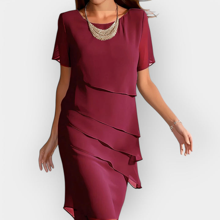 Vestido Elegante de Chiffon