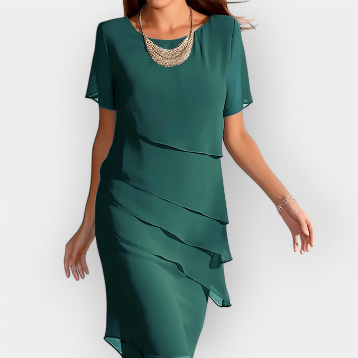 Vestido Elegante de Chiffon