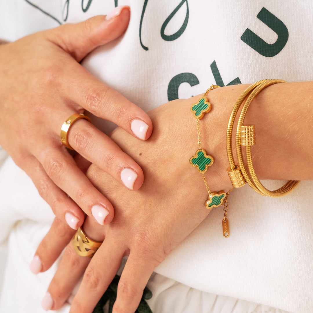 Pulseira Twister Dourada