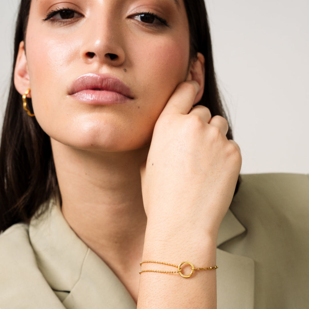 Pulseira de Ouro Tennis em Caixa