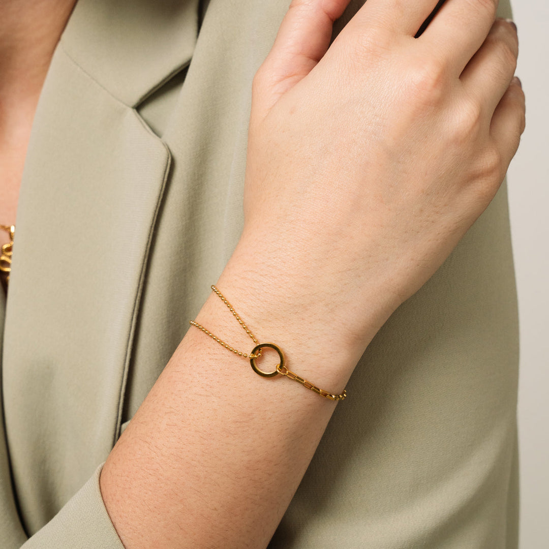 Pulseira de Ouro Tennis em Caixa