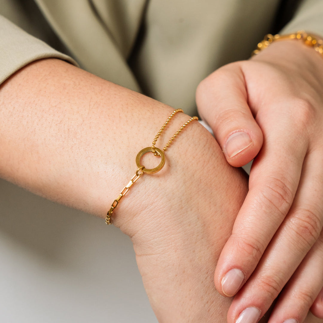 Pulseira de Ouro Tennis em Caixa