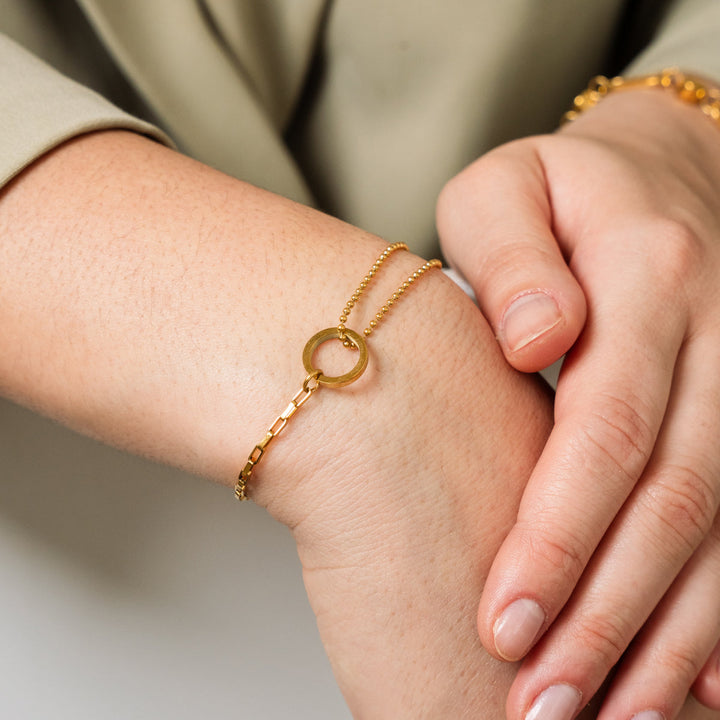 Pulseira de Ouro Tennis em Caixa