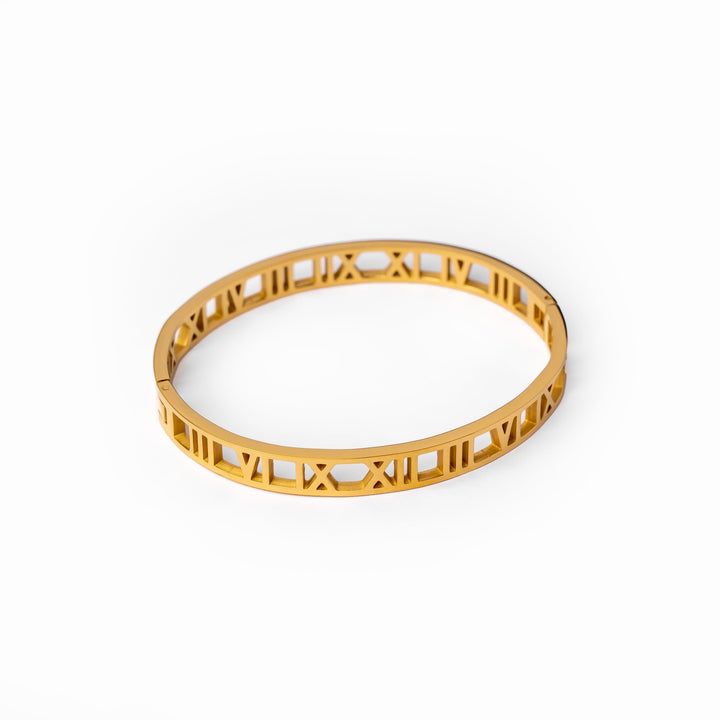 Pulseira Dourada com Números