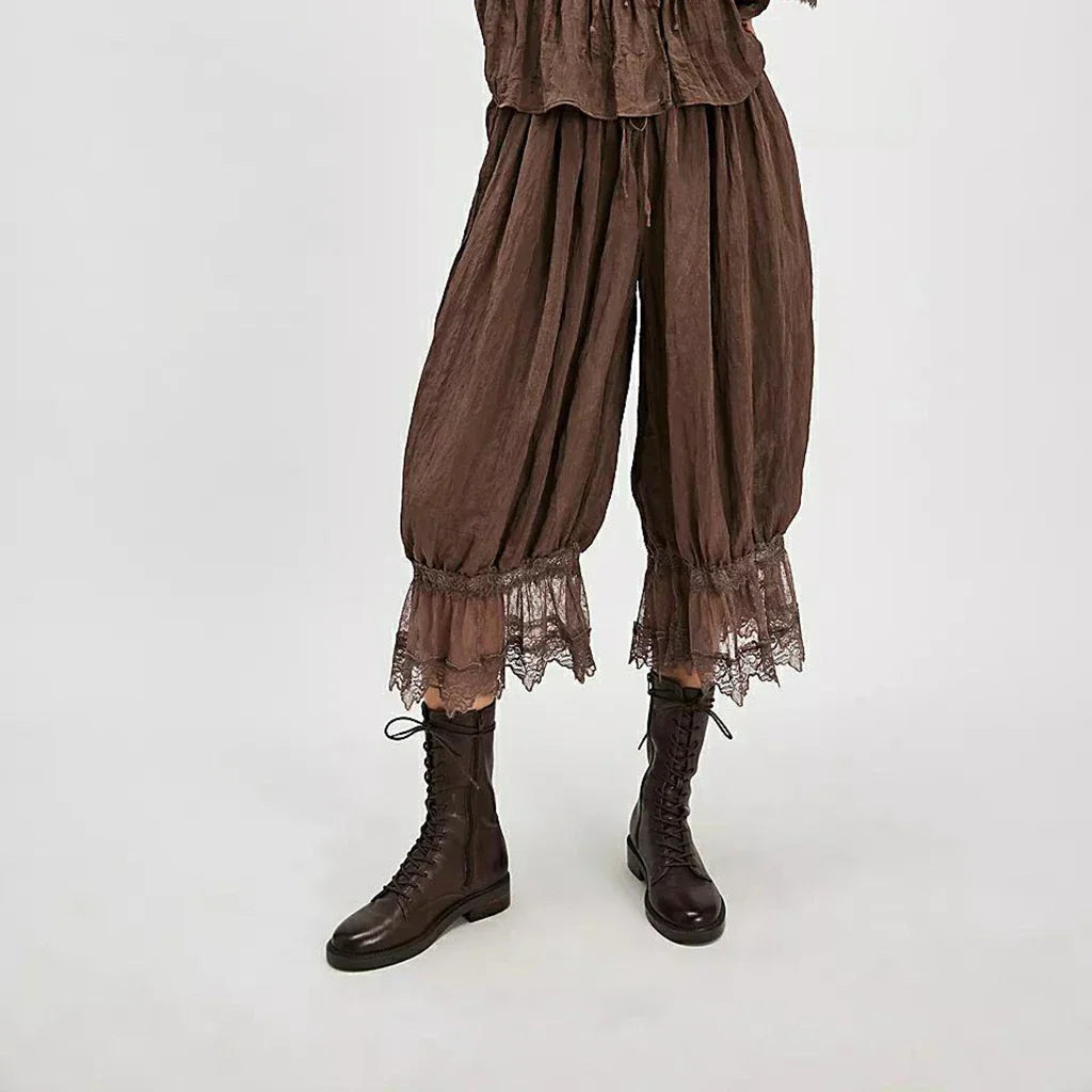 Pantalona Boho com Renda