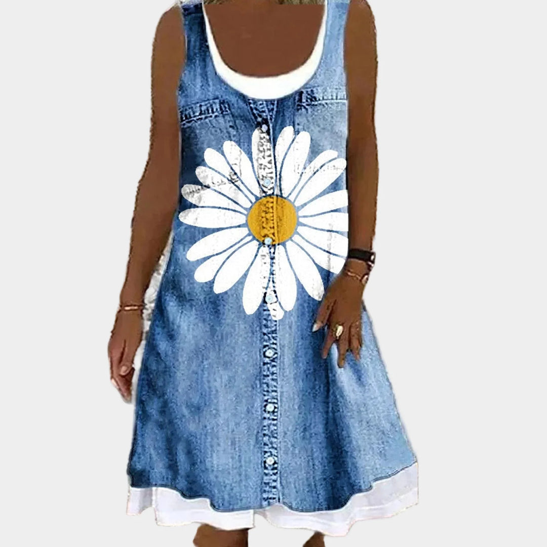 Vestido de Jeans Macio e Elegante