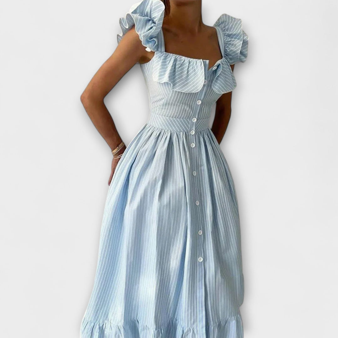 Vestido com Pregas