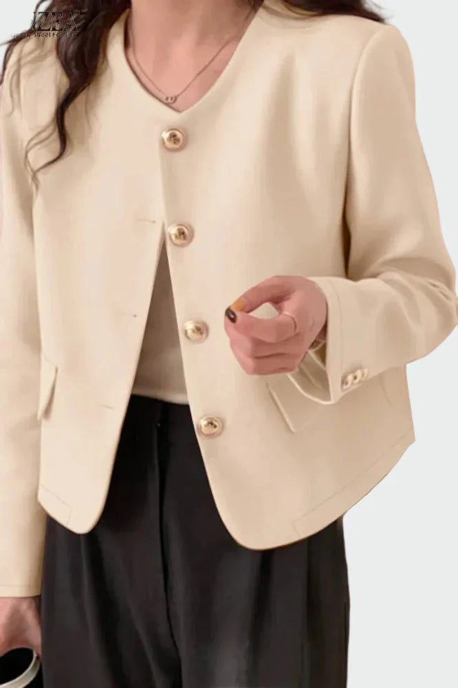 Blazer em linha elegante