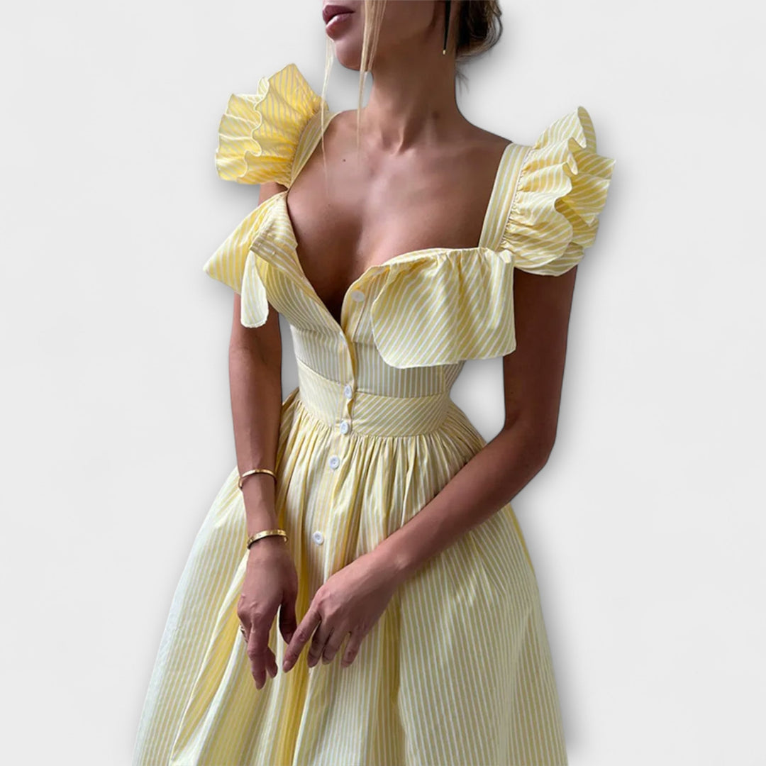 Vestido com Pregas