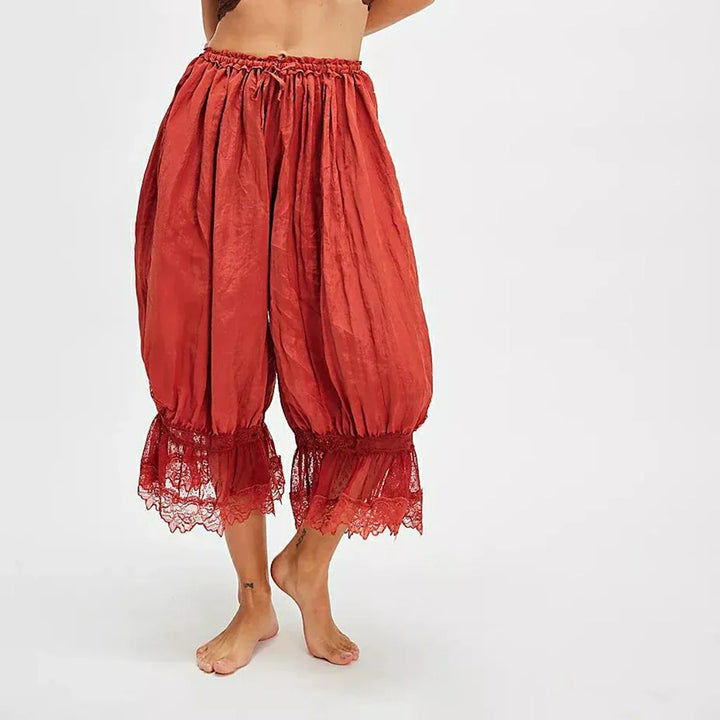 Pantalona Boho com Renda