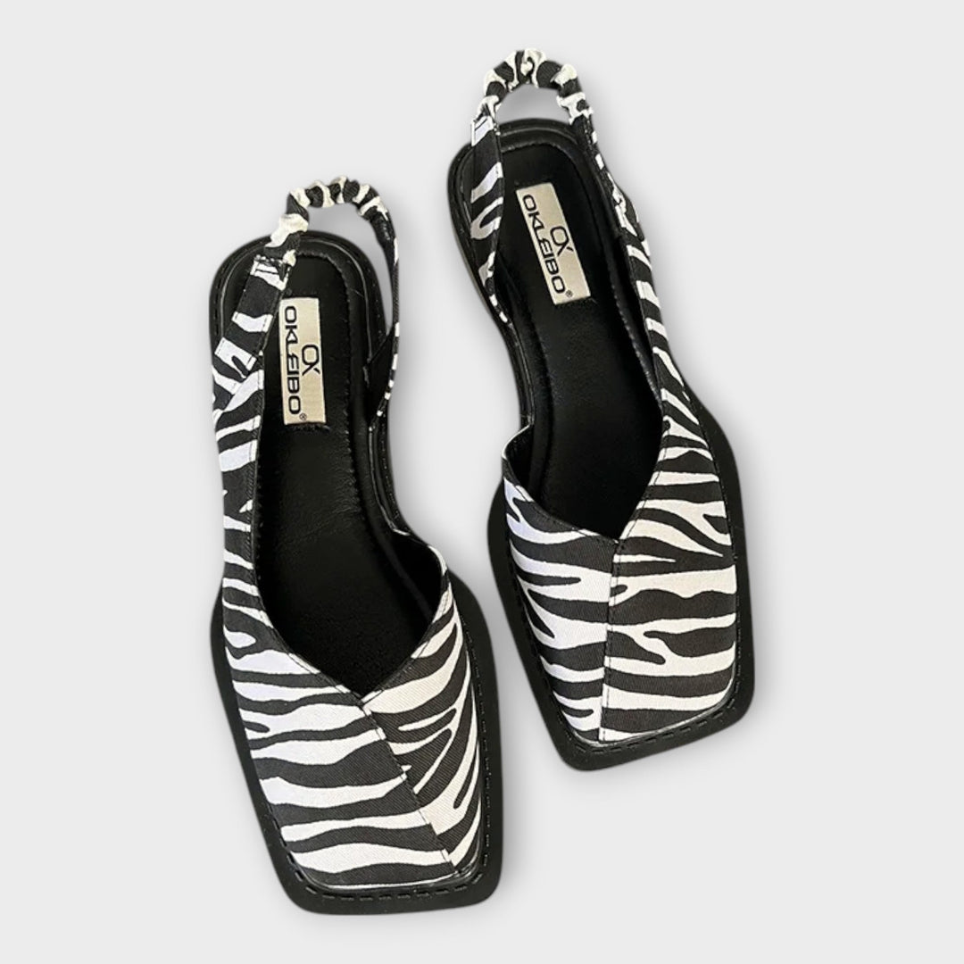 Mocassins de Pele Sintética com Calcanhar Elástico
