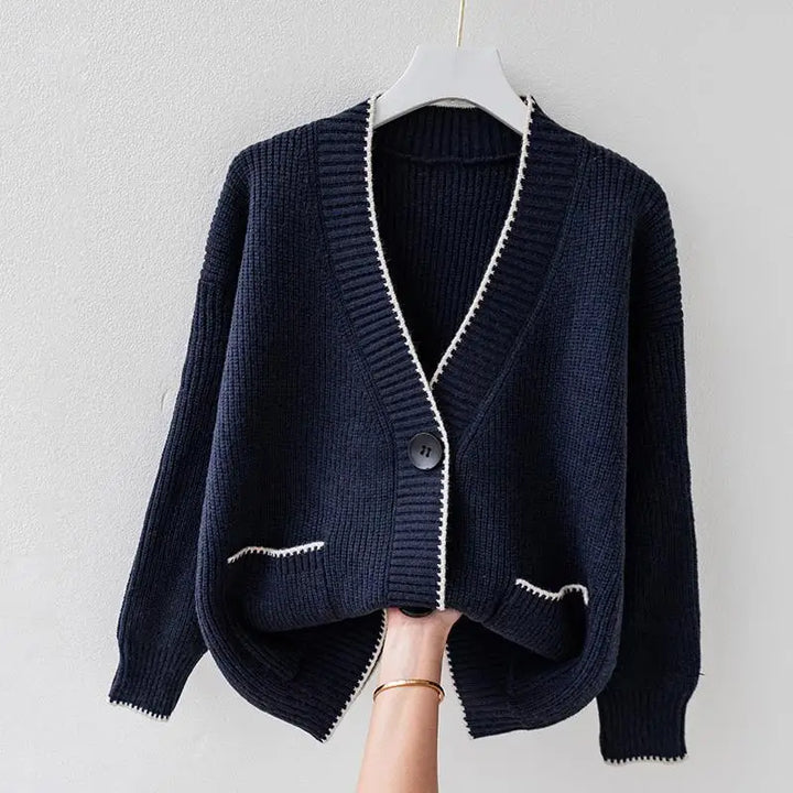 Colete de Malha Oversized Estiloso