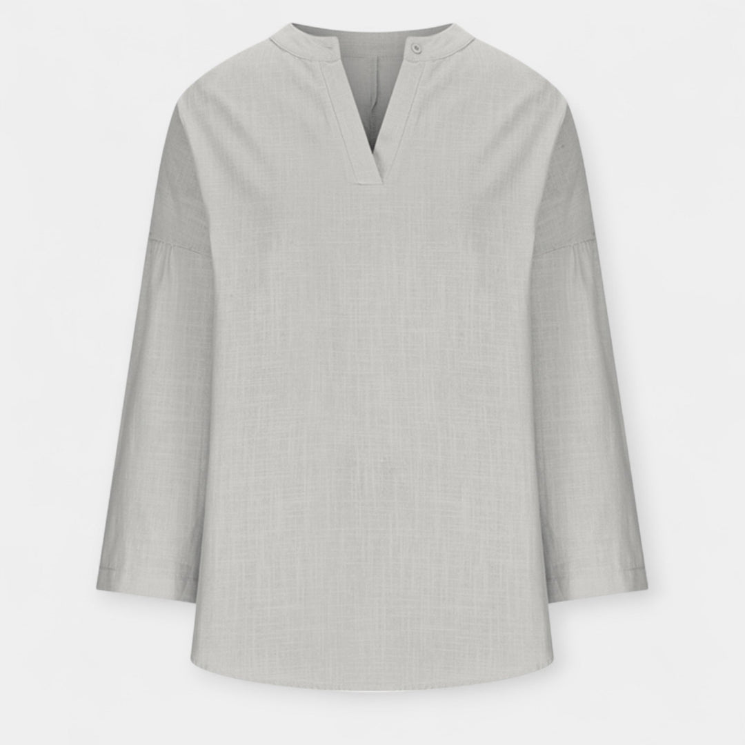 Blusa Linho para a Praia