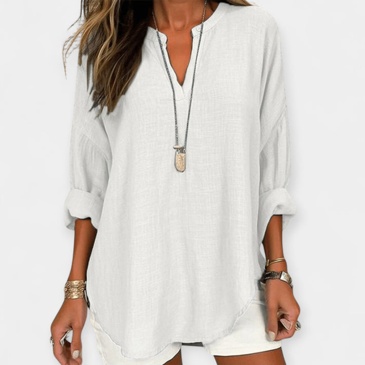 Blusa Linho para a Praia