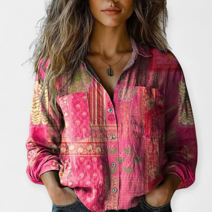 Camisola Vintage com Padrão