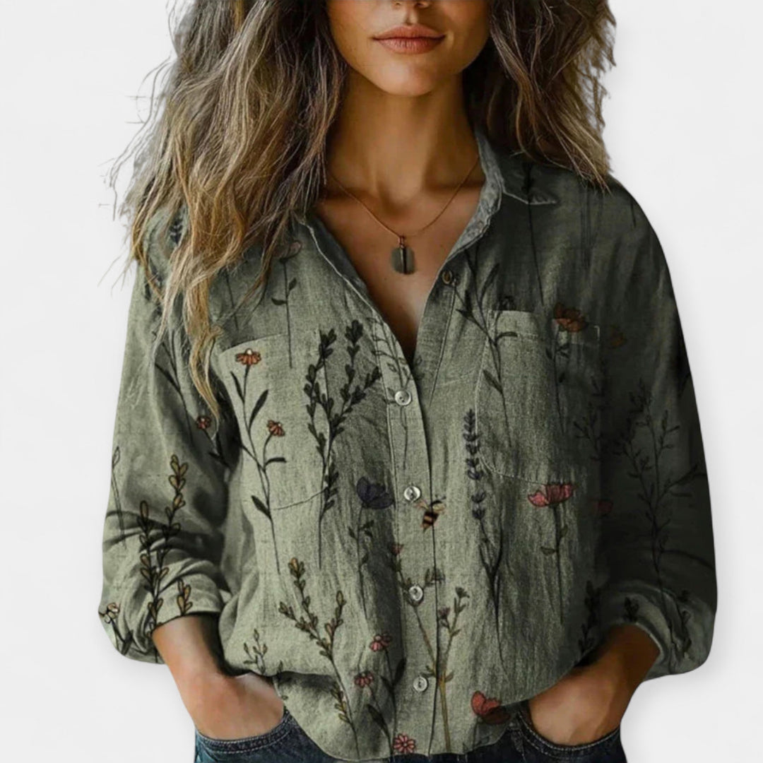 Camisola Vintage com Padrão