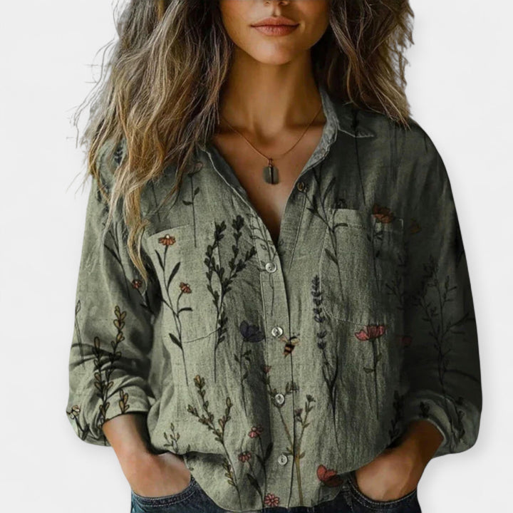 Camisola Vintage com Padrão
