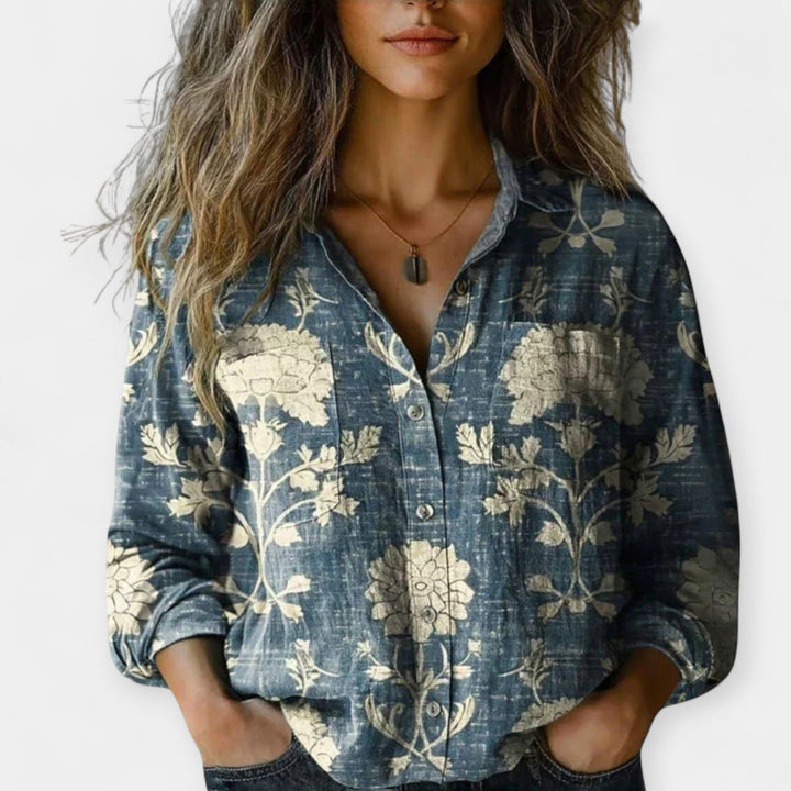 Camisola Vintage com Padrão
