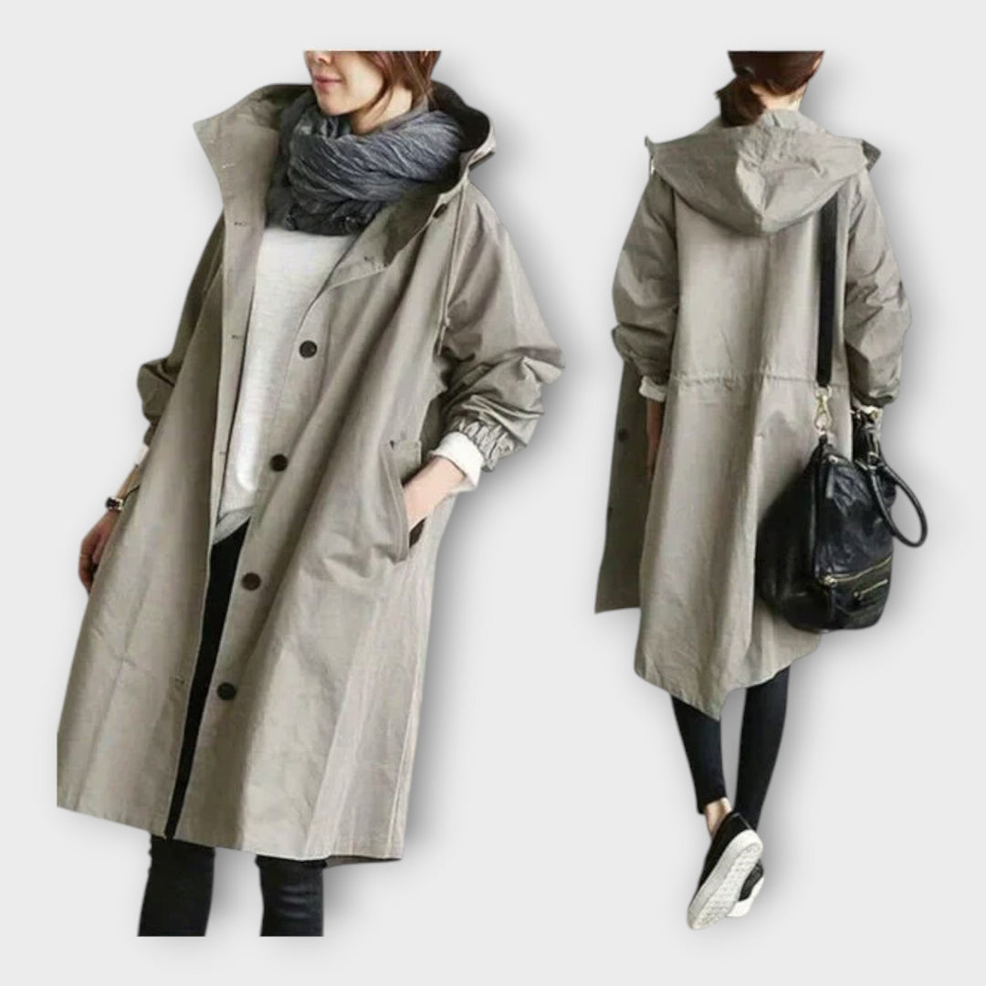 Parka Longa com Design Elegante