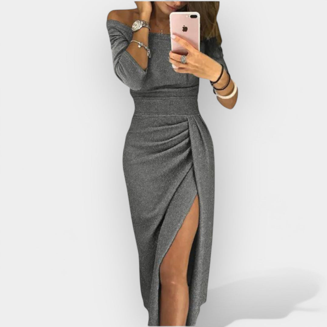 Vestido Elegante com Corte Estilizado