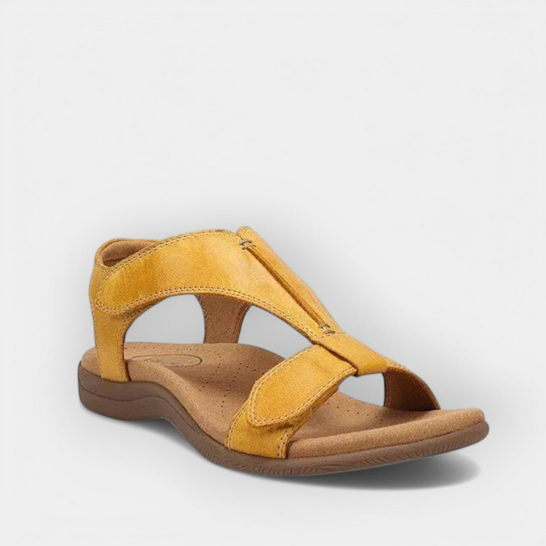Sandalias de Couro Confortáveis e Estilosas