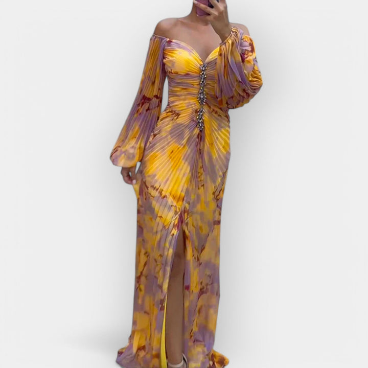 Vestido Arejado com Abertura