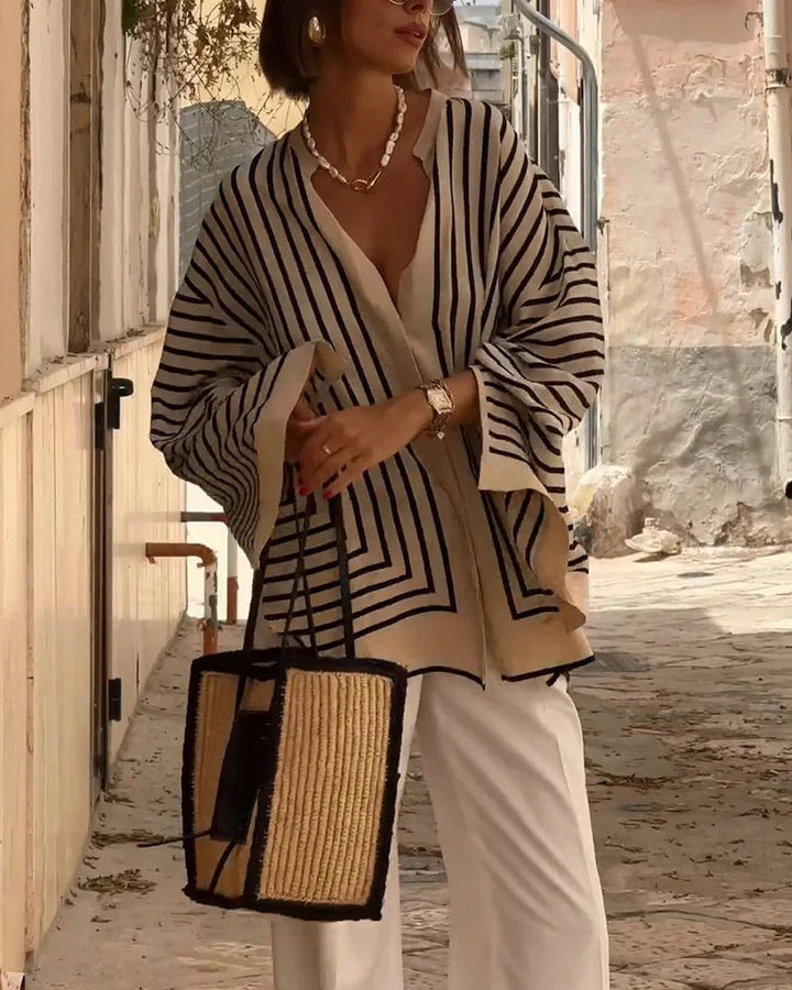 Camisa Risca de Estilo Refinado