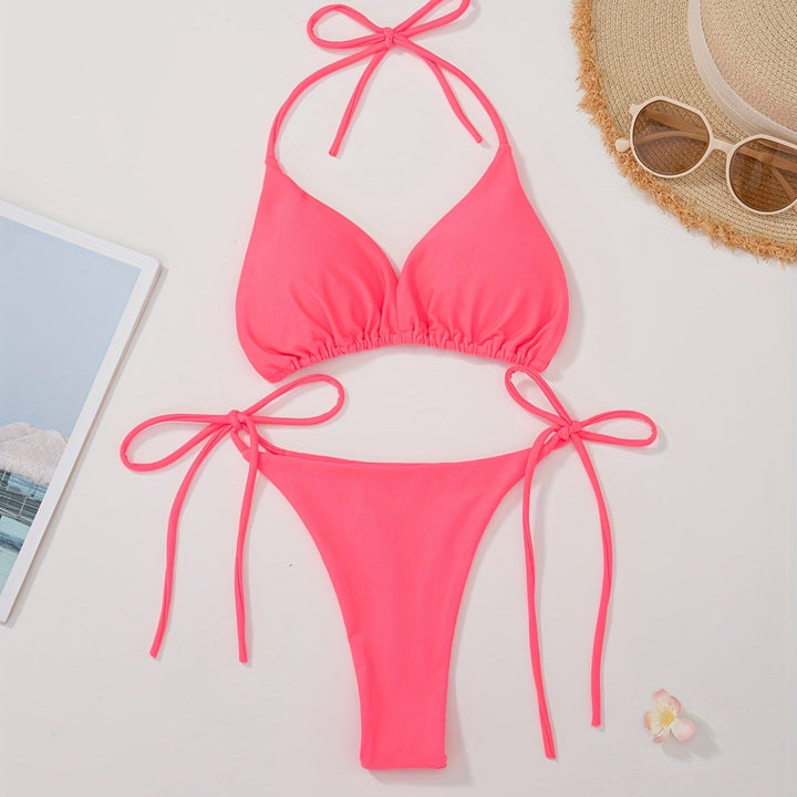 Biquíni Halter com Slip em V