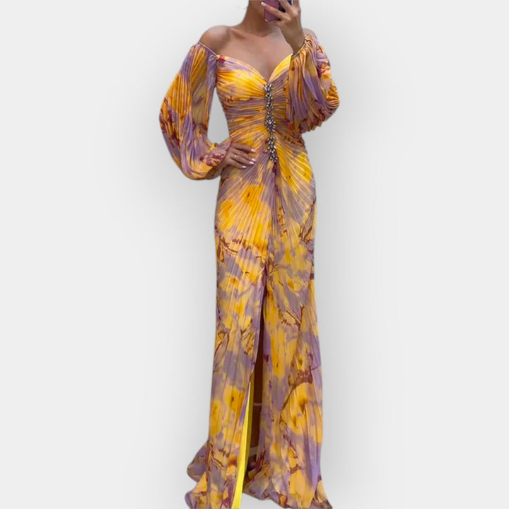 Vestido Arejado com Abertura