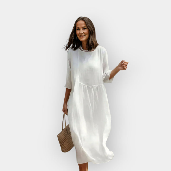 Vestido com Design Lisonjeiro para a Barriga