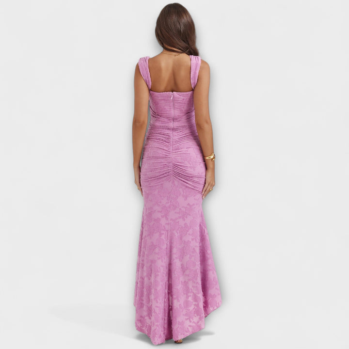 Vestido Longo com Corset Elegante e Sofisticado