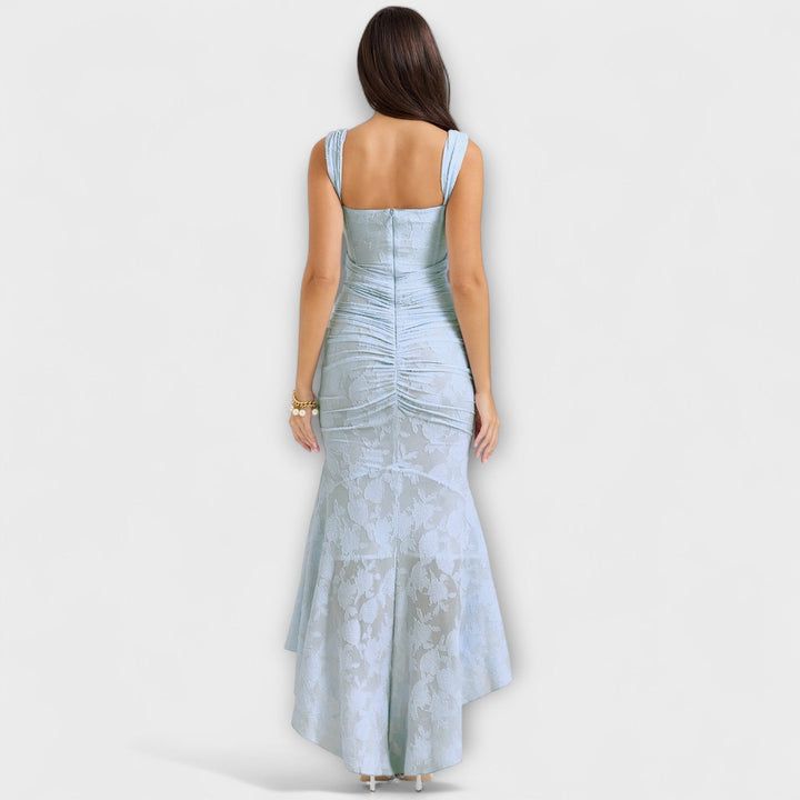 Vestido Longo com Corset Elegante e Sofisticado